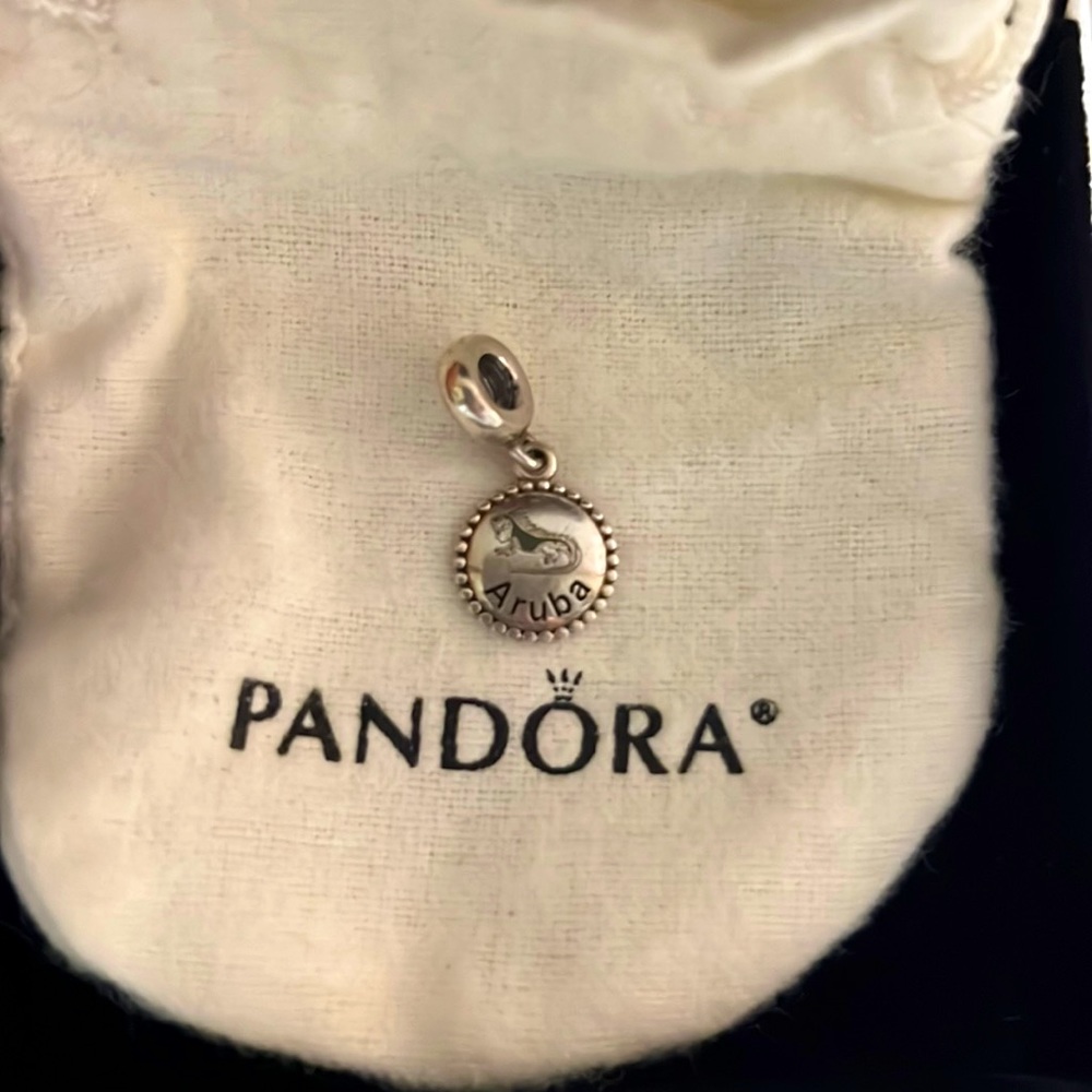 Pandora Aruba Iguana Charm 925